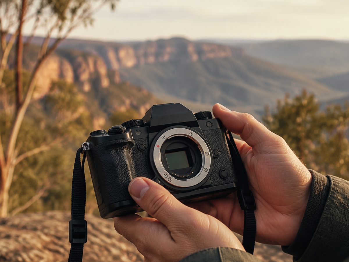Mirrorless camera body